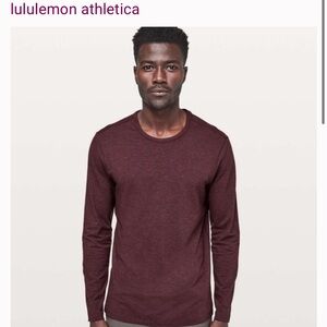 Lululemon Long Sleeve Maroon Shirt